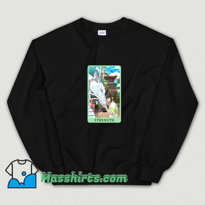 Anime Manga Ghibli Strength Sweatshirt On Sale