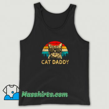 Awesome Cat Lover Cat Dad Fathers Tank Top