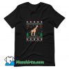 Awesome Giraffe Animal Lover Xmas T Shirt Design