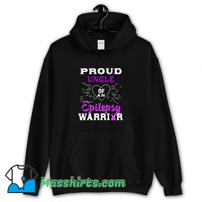 Awesome Proud Uncle Of An Epilepsy Warrior Hoodie Streetwear