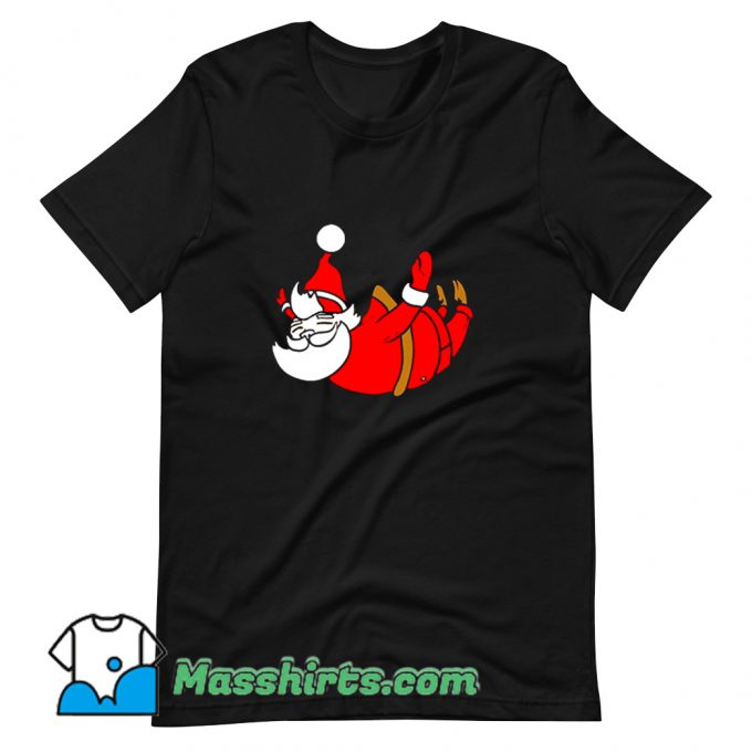 Best Santa Skydiver Santa Christmas T Shirt Design