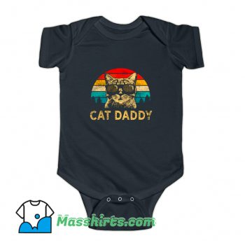 Cat Lover Cat Dad Fathers Baby Onesie