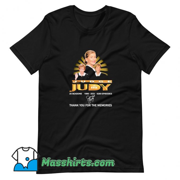 Cheap Judge Judy 25 Seasons 6280 T Shirt Design