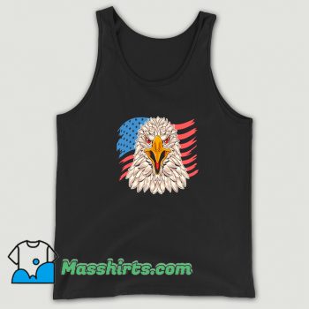 Classic Patriotic Eagle 4Th July American Flag Tank Top