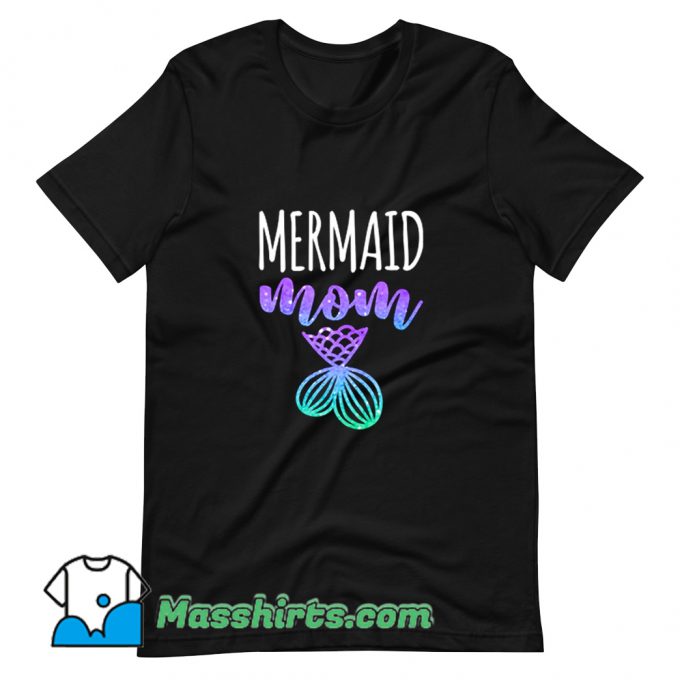 Cool Mermaid Mom Mother Daughter T Shirt Design