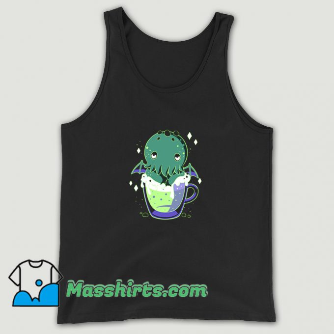 Cute Cthulhu Sea Monster Drink Tank Top