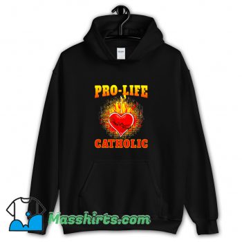 Cute Pro Life Catholic Hoodie Streetwear