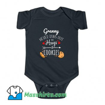 Granny Never Runs Out Of Hugs Cookies Baby Onesie