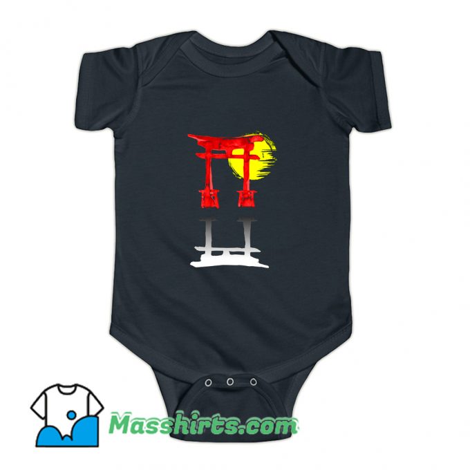 Japan Watercolor Classic Baby Onesie