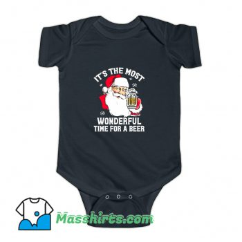 The Most Wonderful Time For A Beer Baby Onesie