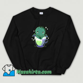 Vintage Cthulhu Sea Monster Drink Sweatshirt