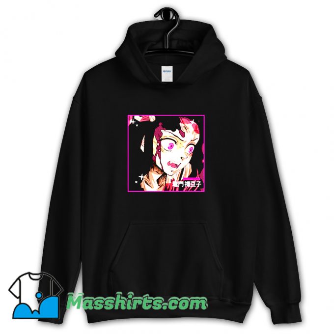 Vintage Nezuko Demon Girl Hoodie Streetwear