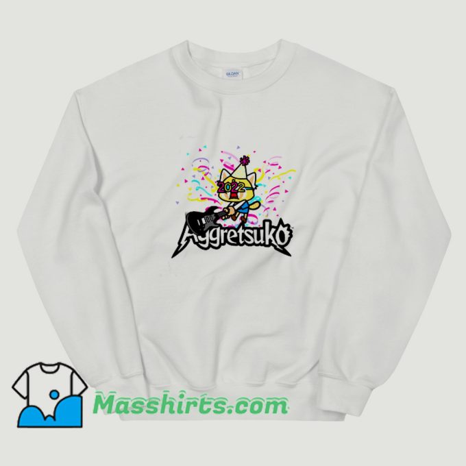 Awesome Aggretsuko Happy New Years 2022 Sweatshirt