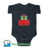Awesome Gangsta Wrapper Christmas Baby Onesie