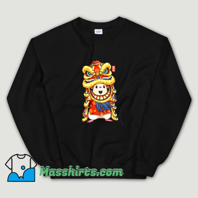 Best Chinese New Years Dancing Rat Dragon Sweatshirt