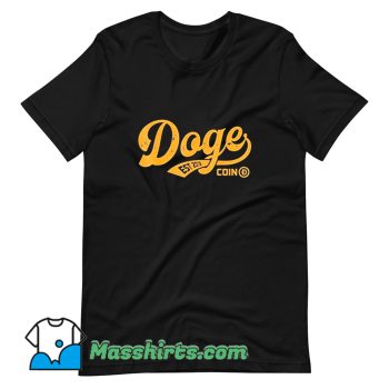 Best Logo Dogecoin Est 2013 T Shirt Design