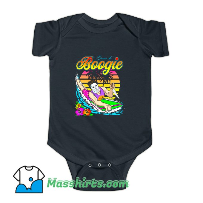 Born To Boogie Killer Waves Baby Onesie