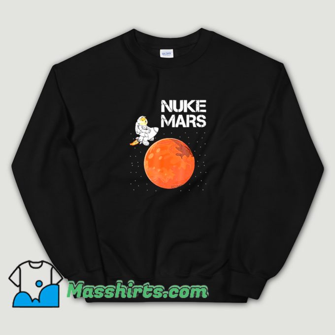 Cheap Nuke Mars Dogecoin Astronaut Sweatshirt