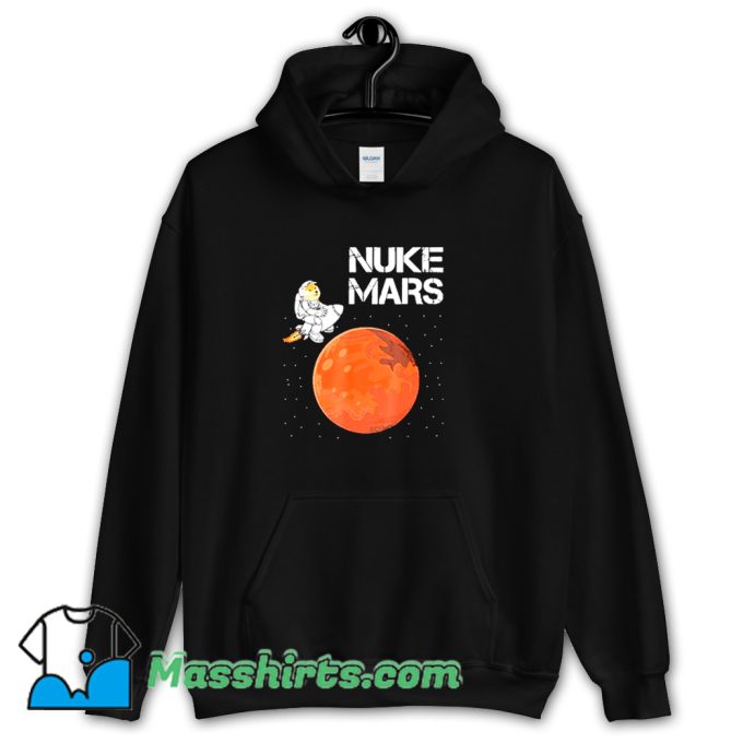 Classic Nuke Mars Dogecoin Astronaut Hoodie Streetwear