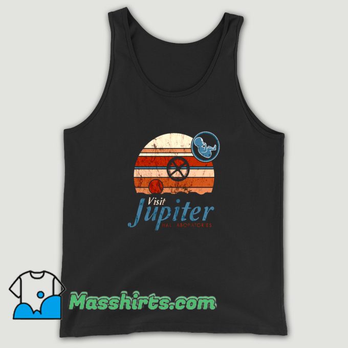 Classic Visit Jupiter Retro Space Odyssey Tank Top