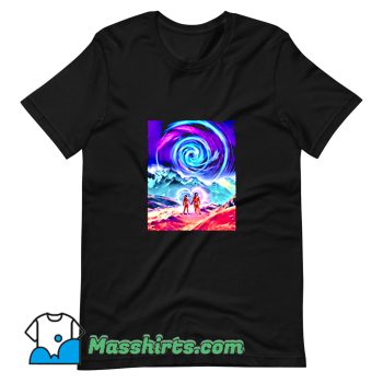 Companionship Galaxy Heart T Shirt Design