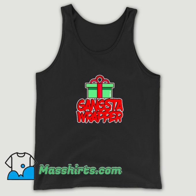 Cool Gangsta Wrapper Christmas Tank Top