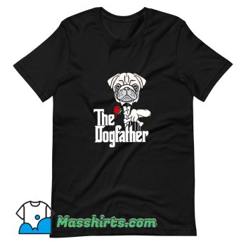 Cool Pitbull The Dogfather T Shirt Design