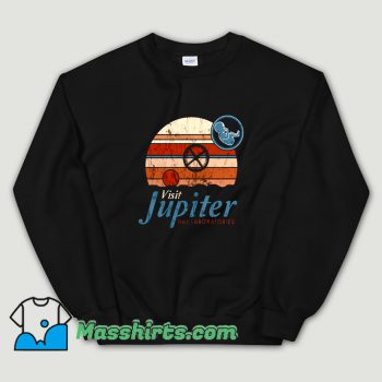 Visit Jupiter Retro Space Odyssey Sweatshirt
