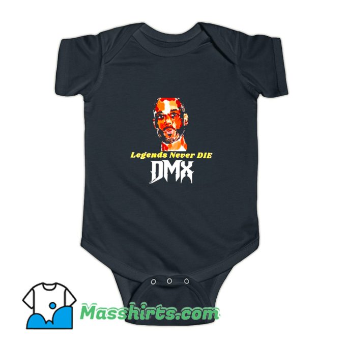 Dmx Rapper Legends Never Die Baby Onesie