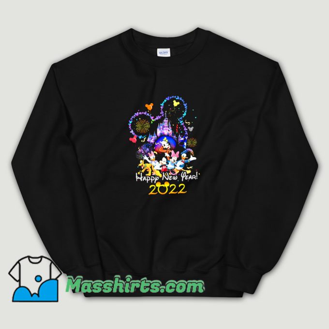 Happy New Year Disney 2022 Sweatshirt On Sale