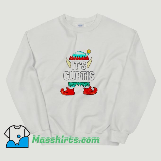 Its Curtis Elf Sweatshirt On Sale