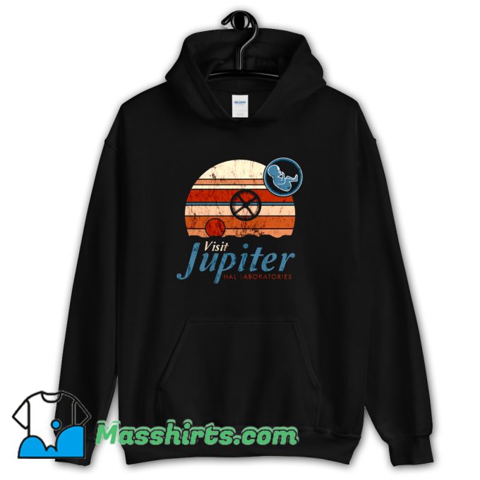 New Visit Jupiter Retro Space Odyssey Hoodie Streetwear