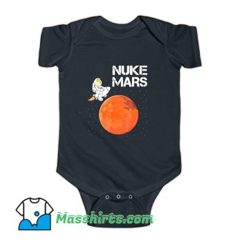Nuke Mars Dogecoin Astronaut Baby Onesie