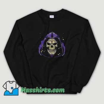 Skull Dark Skeleton Retro 80s Sweatshirt On Sale