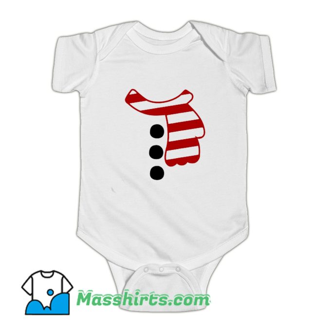 Snowman Christmas Character Body Baby Onesie