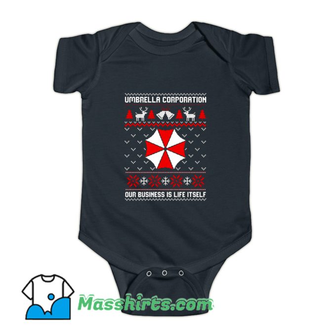Umberella Corporation Our Business Is Life Itself Baby Onesie