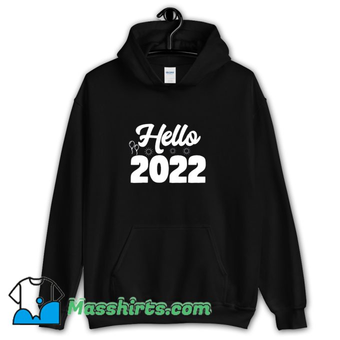 Vintage New Years Eve Hello 2022 Hoodie Streetwear