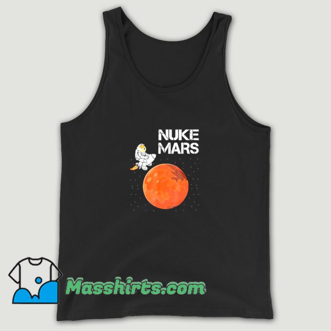 Vintage Nuke Mars Dogecoin Astronaut Tank Top