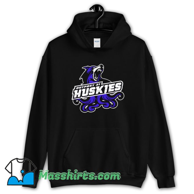 Vintage Outpost 31 Huskies Hoodie Streetwear