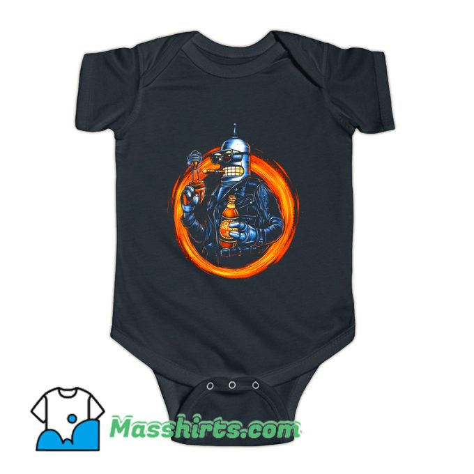 Benderminator Movies Baby Onesie