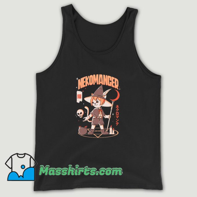 Cat Nekomancer Tank Top