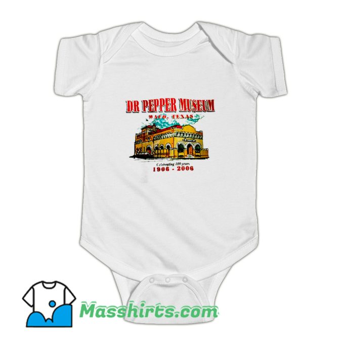 Celebrating Dr Pepper Museum Baby Onesie