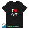 Cheap I Love Wyatt Husband T Shirt Design