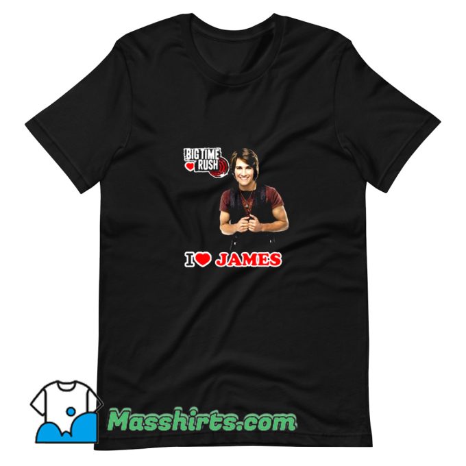 Classic James Lovers Big Time Rush T Shirt Design