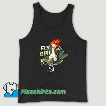 Cool Fly Girl Plane Tank Top