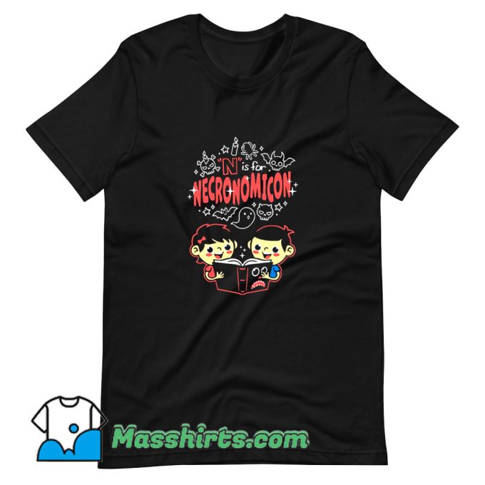 Cool N Is For Necronomicon T Shirt Design