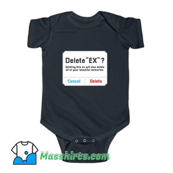 Cute Delete Ex Baby Onesie