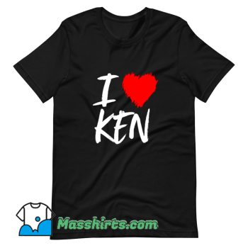 Cute I Love Ken Kenneth Husband Boyfriend T Shirt Design