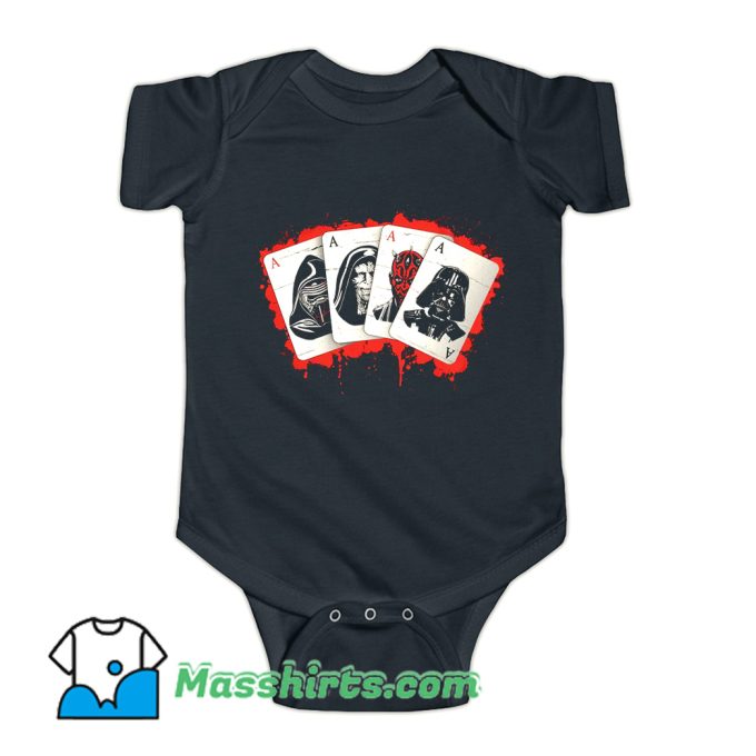 Dark Side Poker Baby Onesie