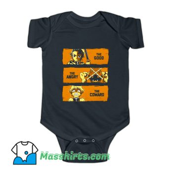 Demon Slayer The Good The Angry The Coward Baby Onesie